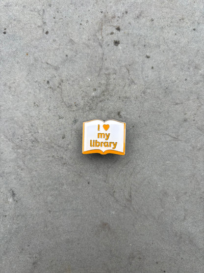 I love my library pin badge bundle