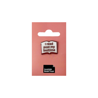 I read past my bedtime pin badge bundle