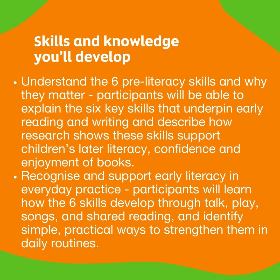 Online workshop – Before Reading Begins: the 6 skills that grow readers