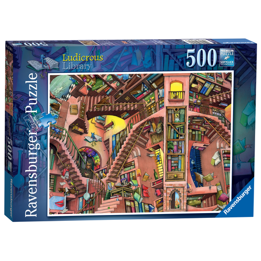 Ludicrous Library 500pc jigsaw puzzle
