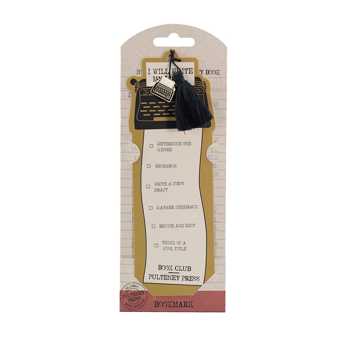 I Will Write my Book bookmark