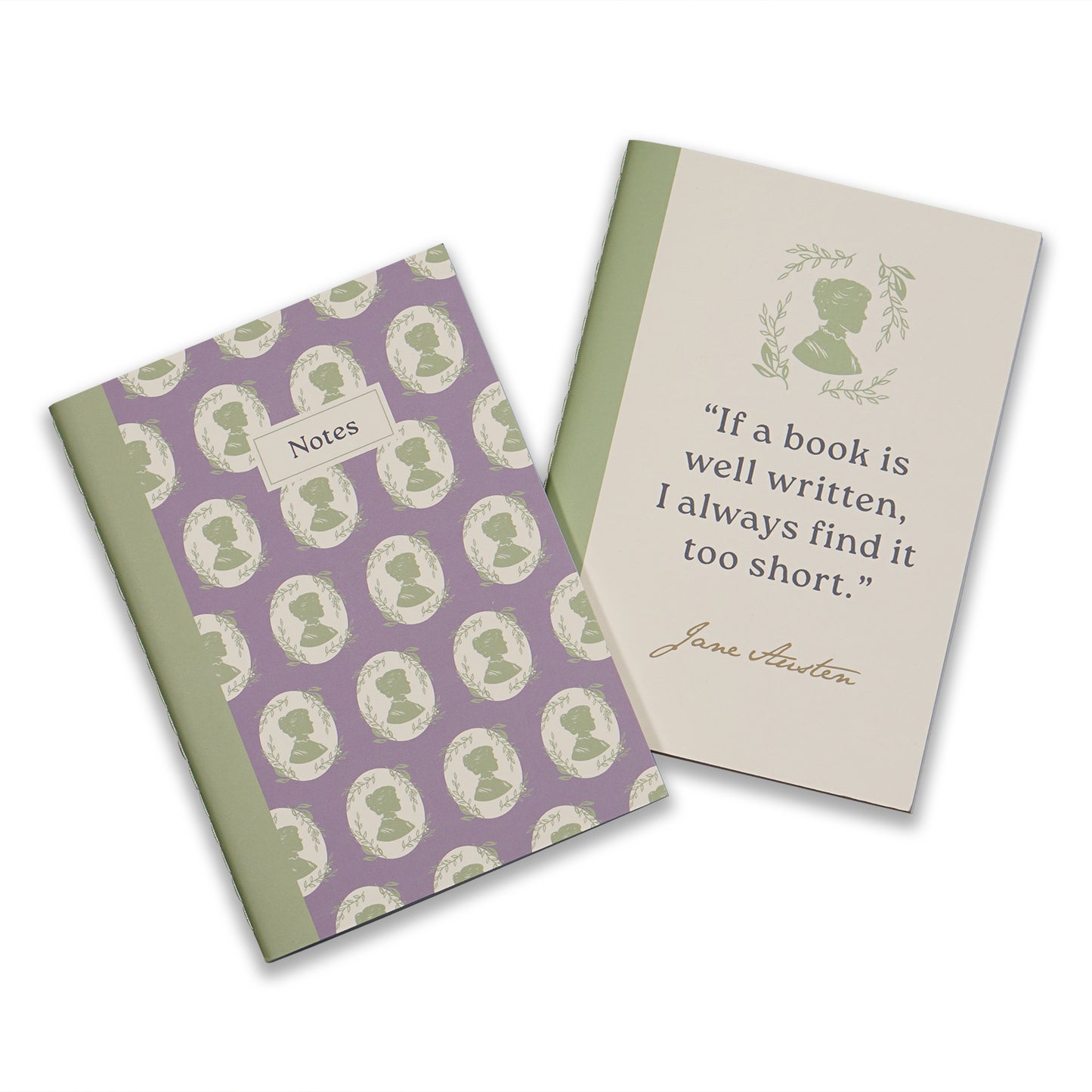 Jane Austen - Set of 2 A6 notebooks