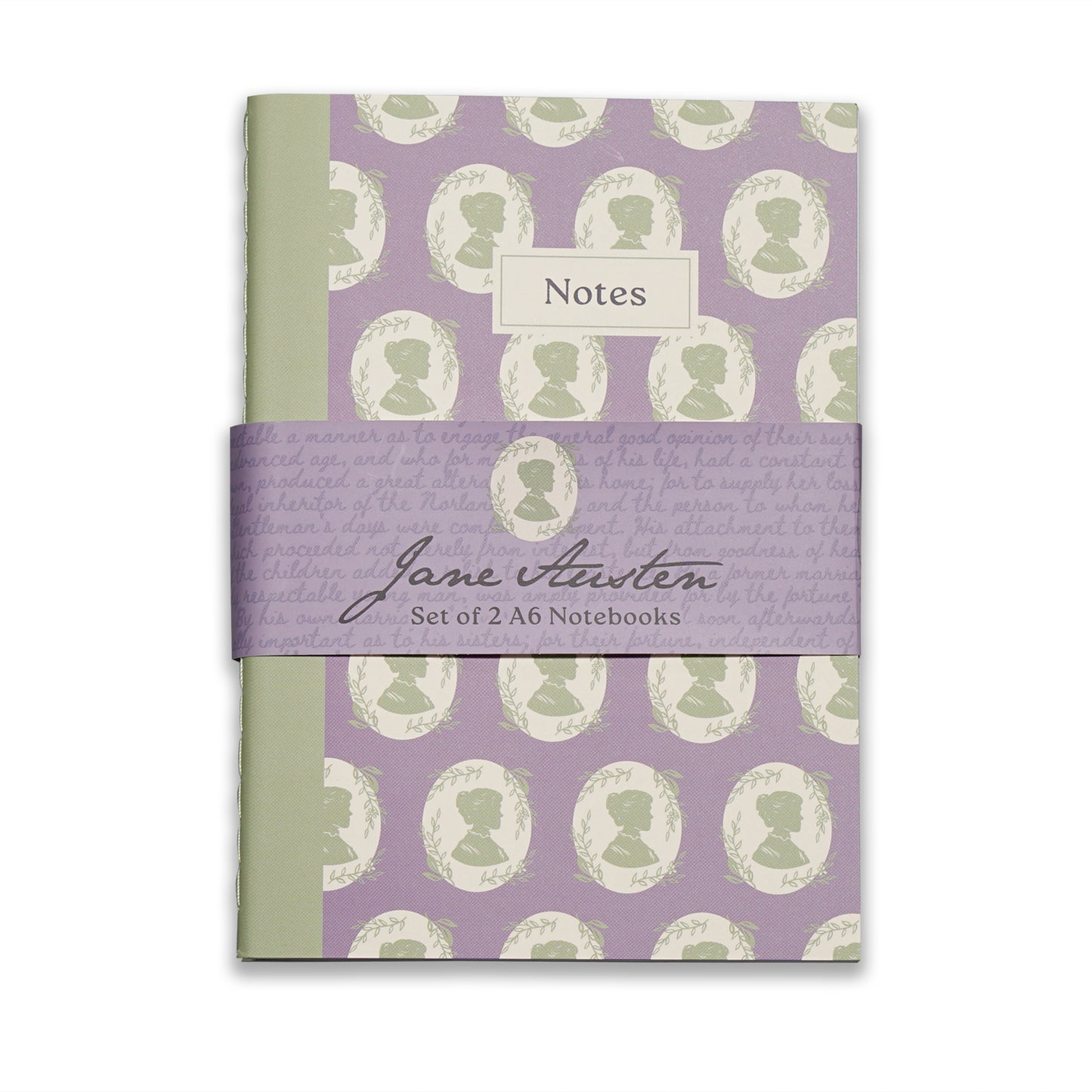 Jane Austen - Set of 2 A6 notebooks