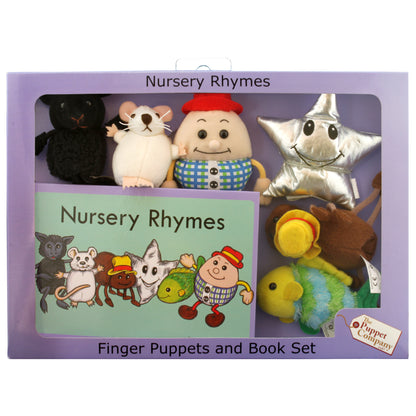 Finger puppet and book set