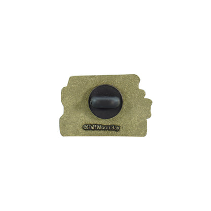 Romantasy metal pin badge