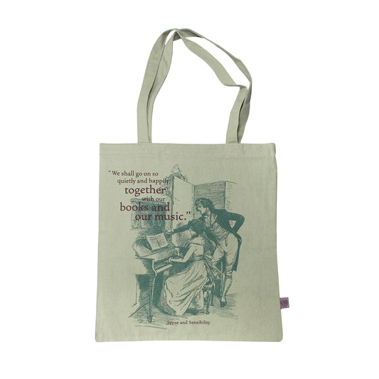 Jane Austen 'Sense and Sensibility' tote bag