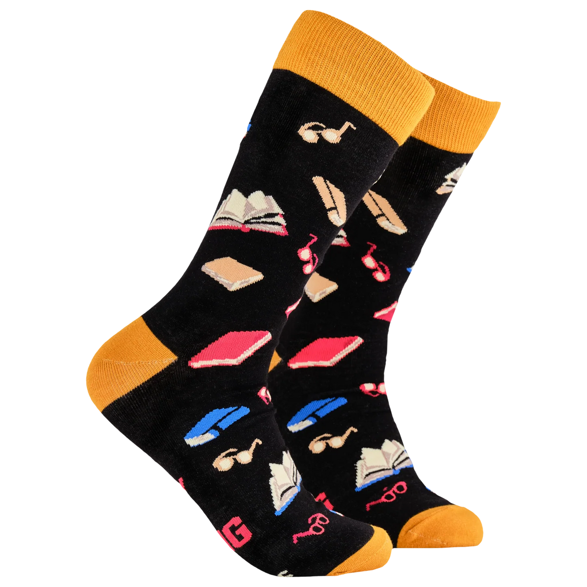 Shelf Control reading socks