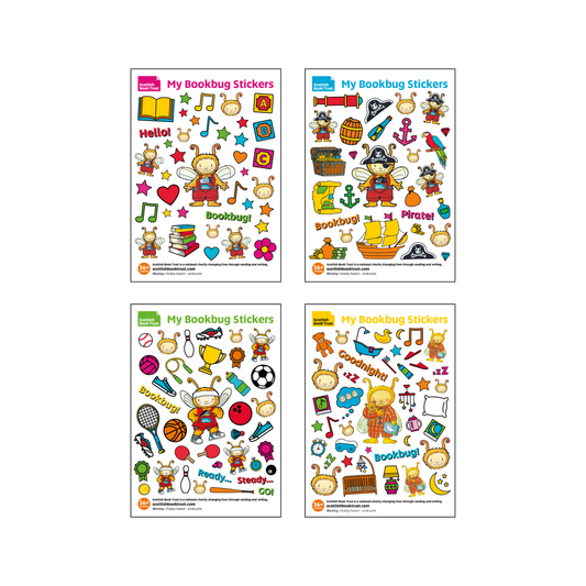 My Bookbug Sticker Sheet Pack