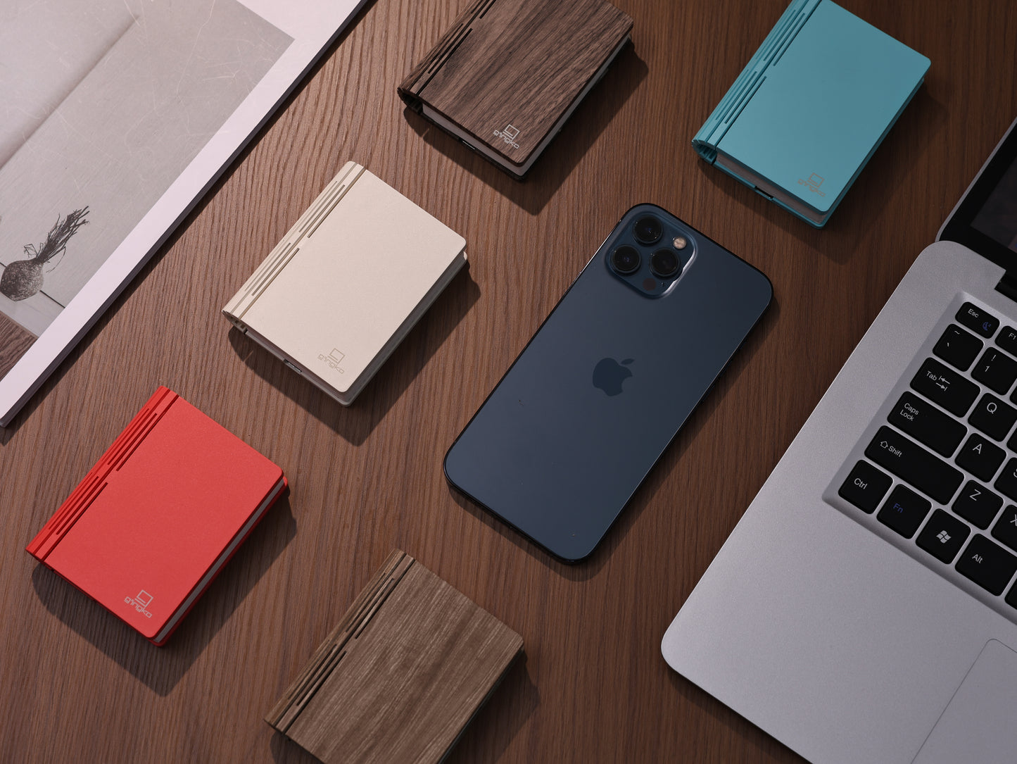 Coral Red Super Mini Smart Book Light