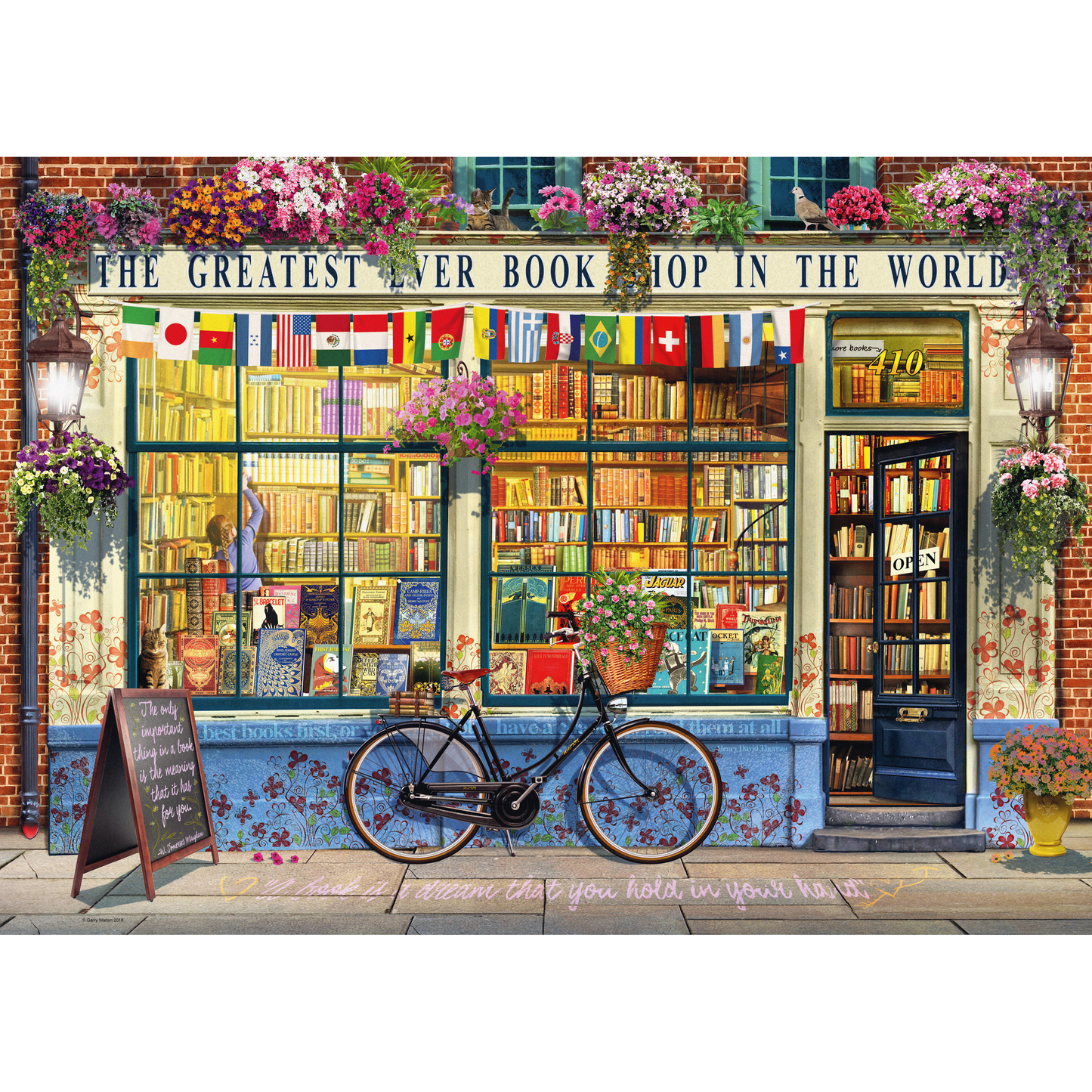 The Greatest Bookshop 1,000pc jigsaw puzzle