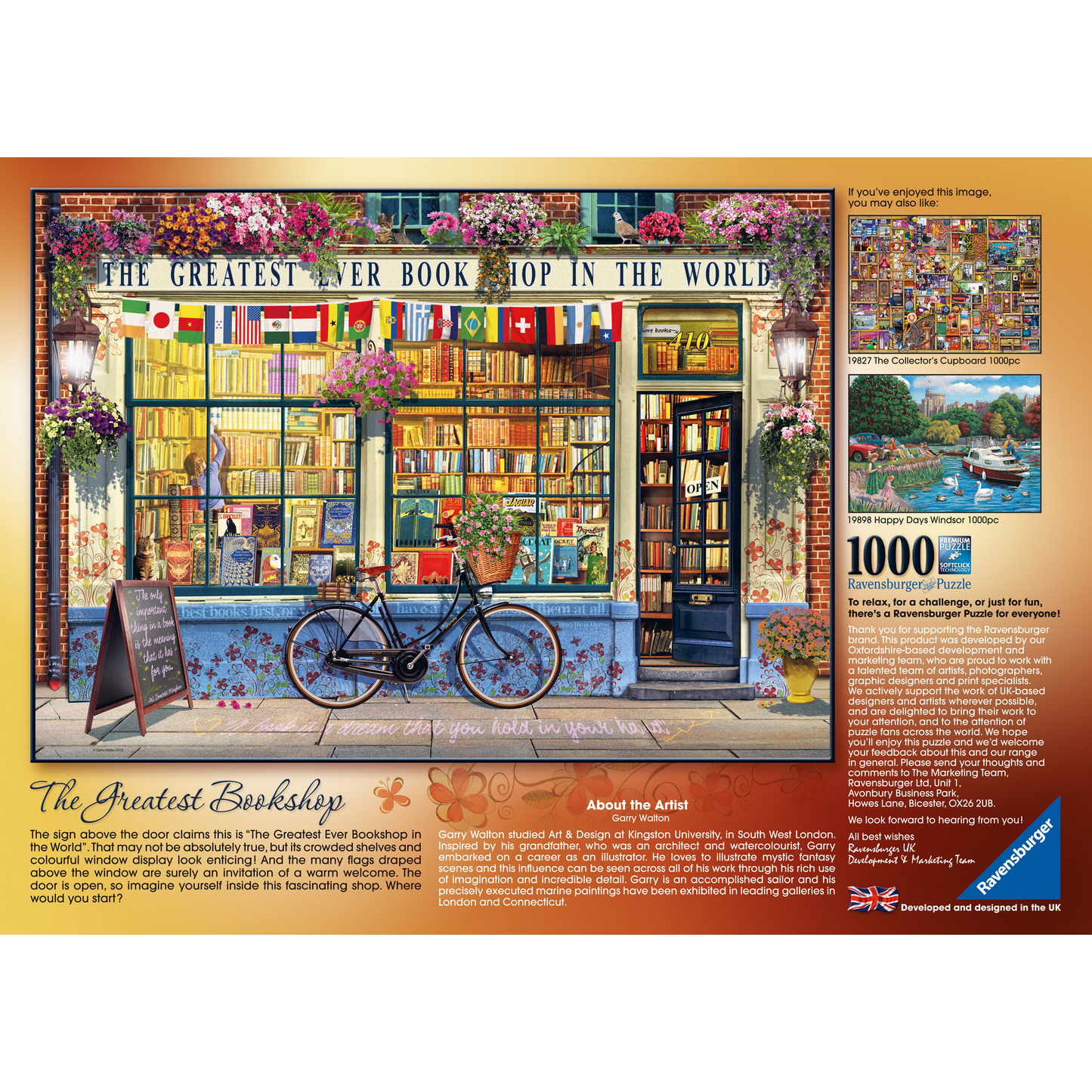 The Greatest Bookshop 1,000pc jigsaw puzzle