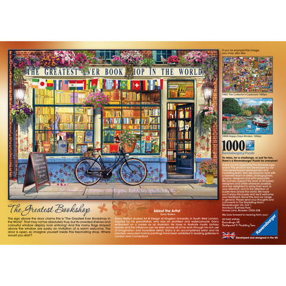 The Greatest Bookshop 1,000pc jigsaw puzzle