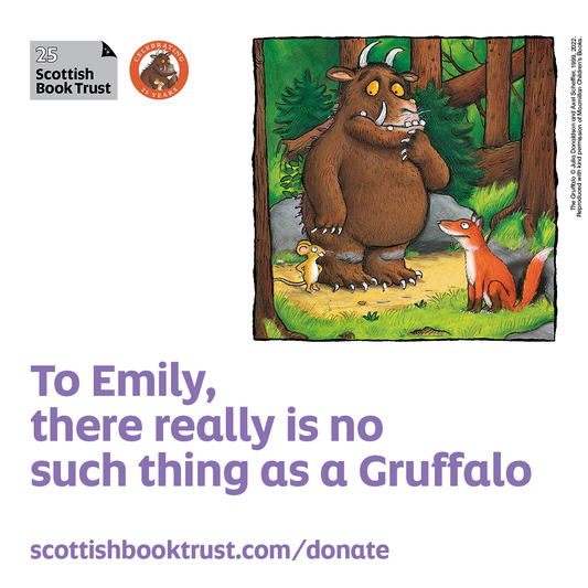 Add a donation to Scottish Book Trust