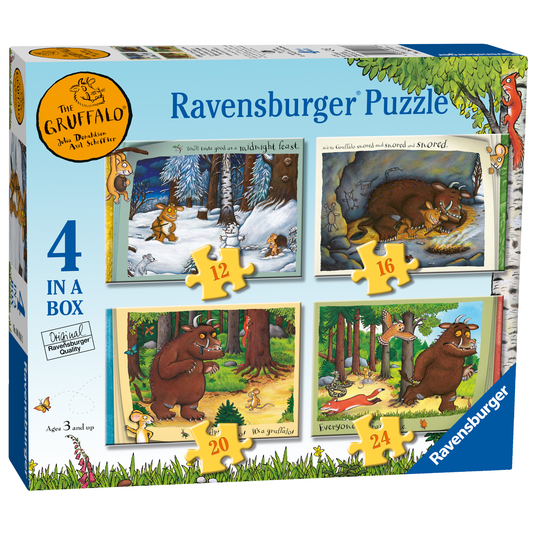 The Gruffalo 4 in a box jigsaw puzzle