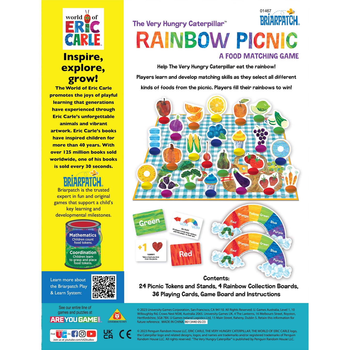 The Very Hungry Caterpillar Rainbow Picnic Game