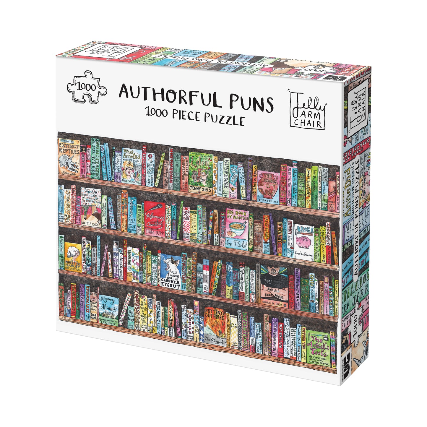 Authorful Puns 1000 Piece Jigsaw Puzzle
