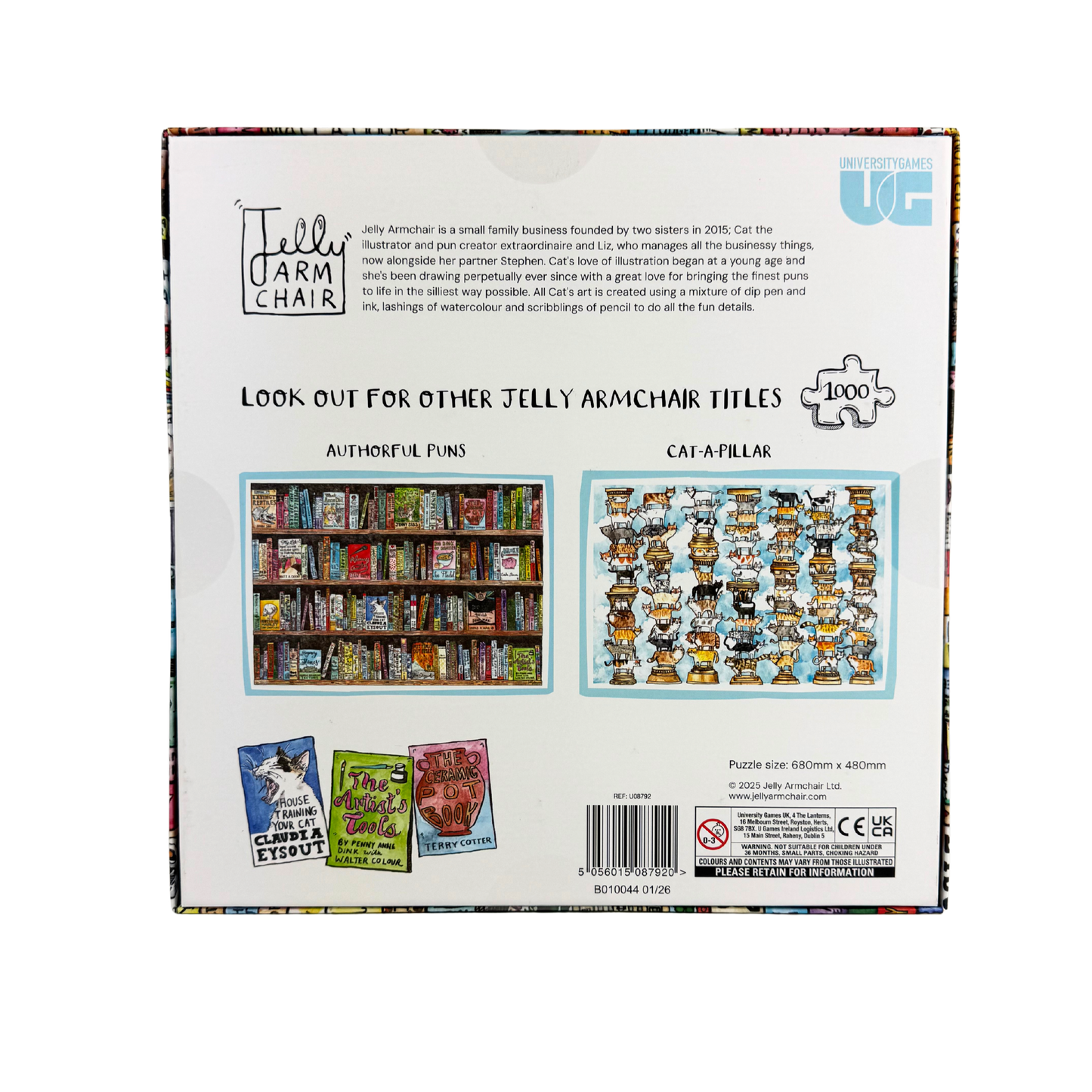 Authorful Puns 1000 Piece Jigsaw Puzzle