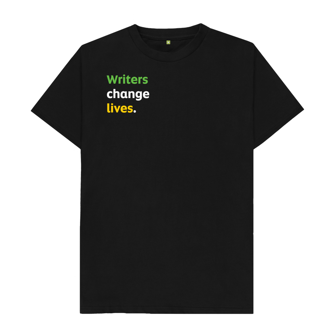 Men's T-shirt – Writers change lives (black)