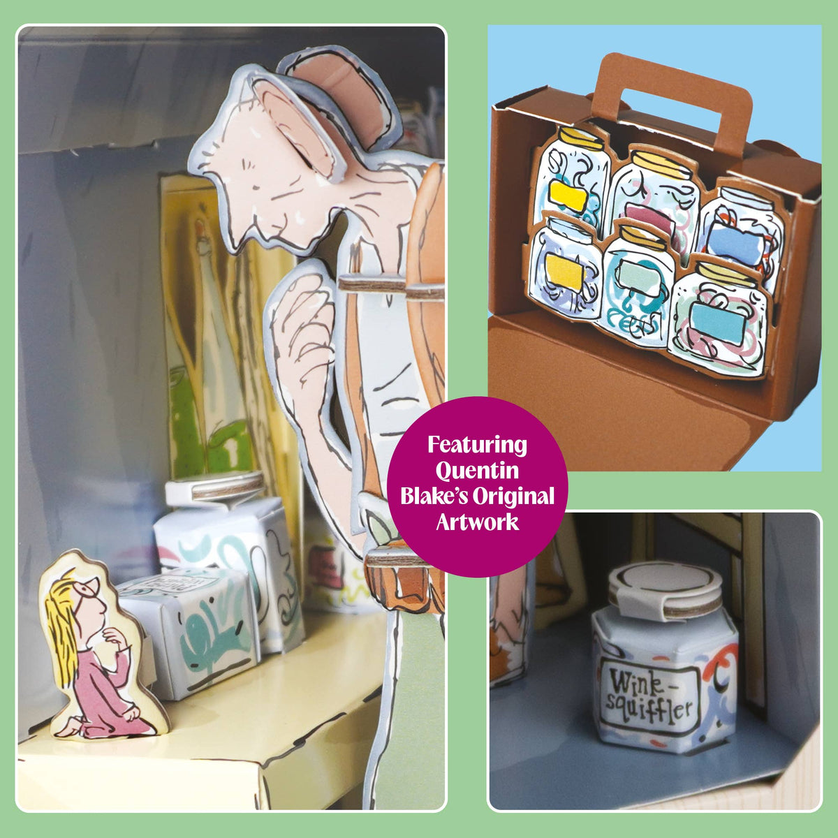 Build Your Own: Roald Dahl The BFG Book Nook Kit