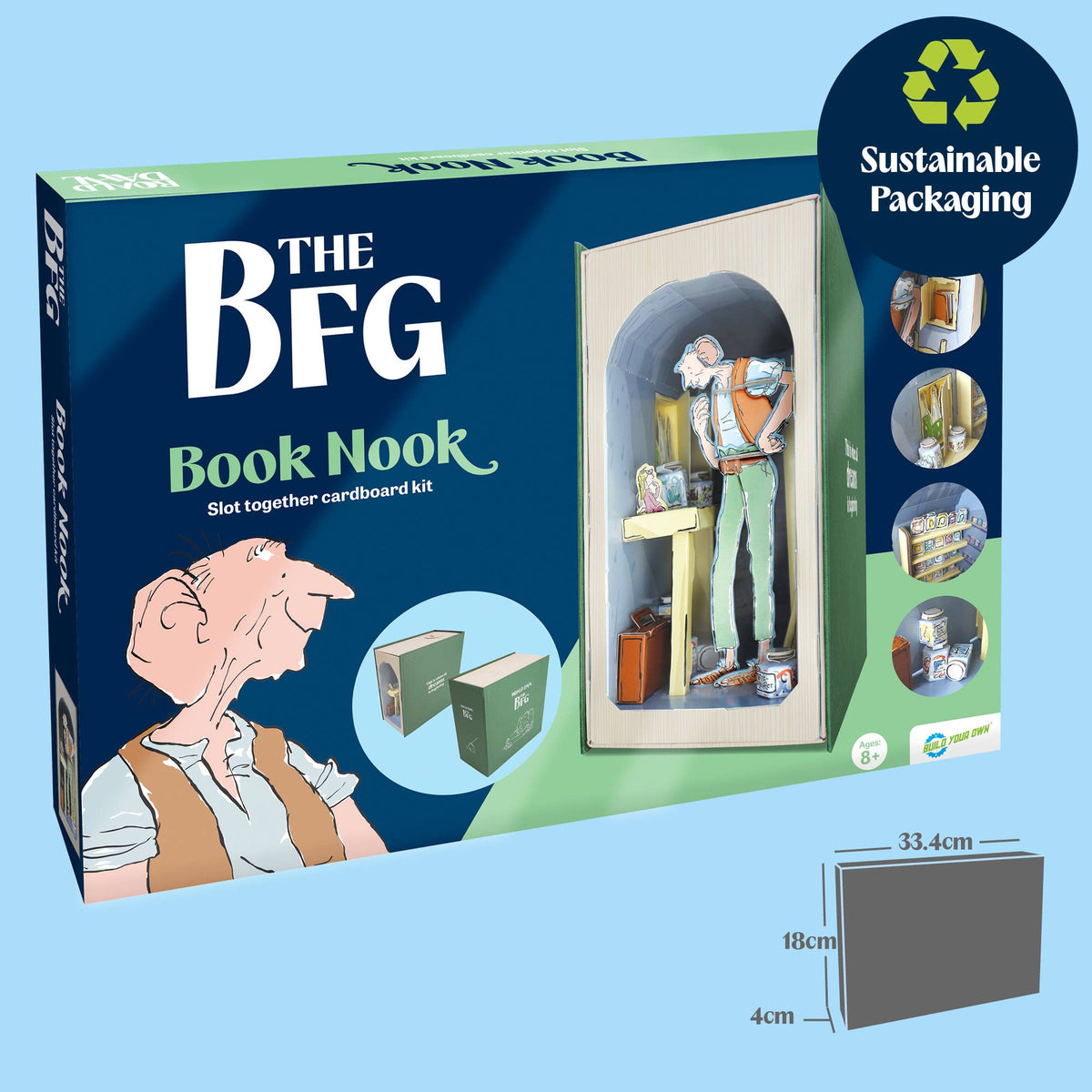 Build Your Own: Roald Dahl The BFG Book Nook Kit