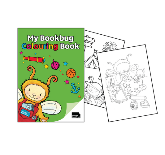 My Bookbug Colouring Book with FREE Crayons