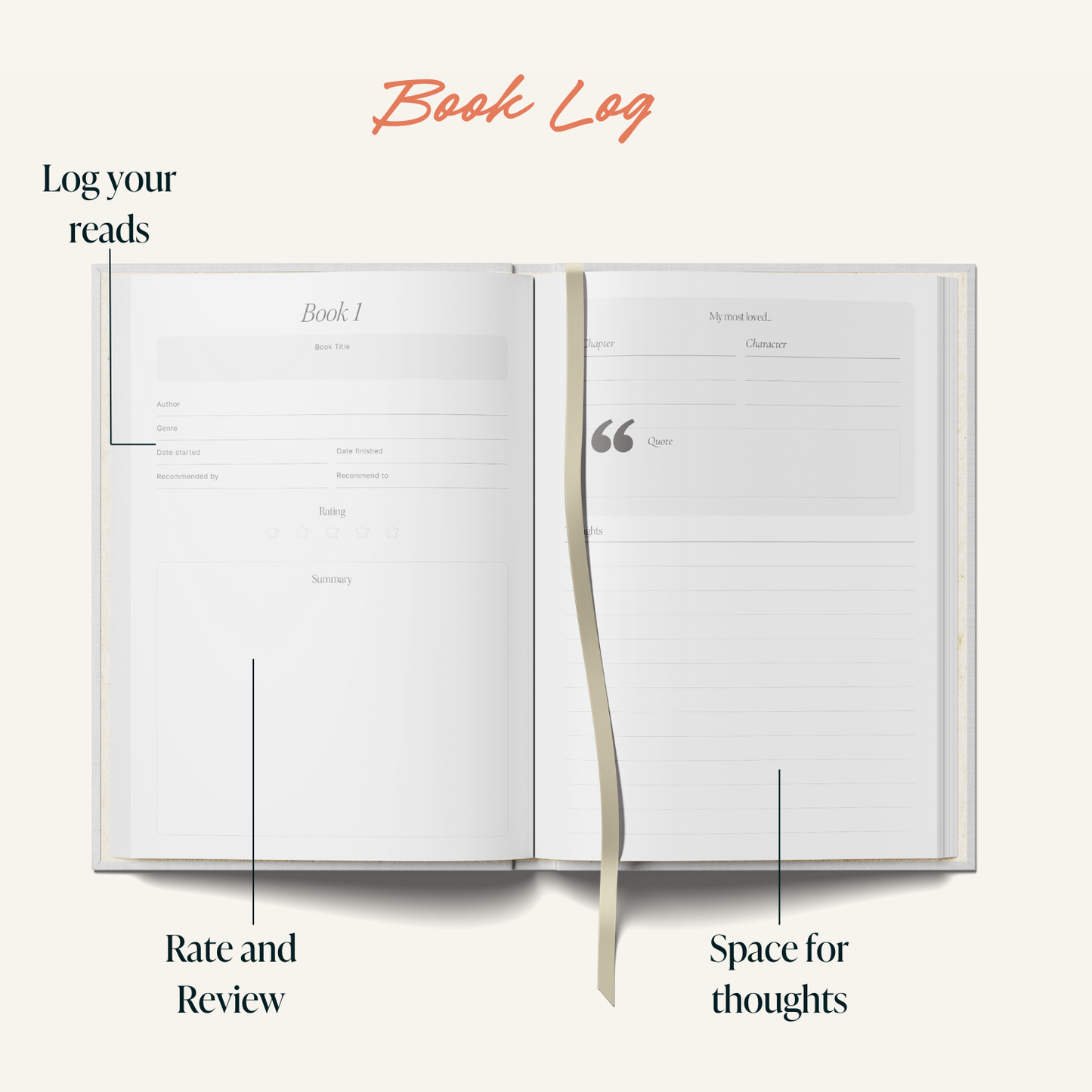 Reading Journal - Bookshelf