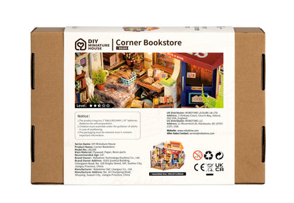 Corner Bookstore DIY Model Kit