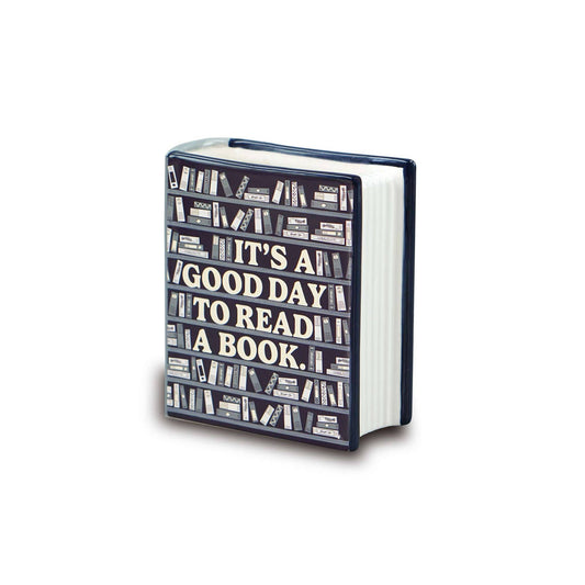 It's a good day to read a book ceramic pot