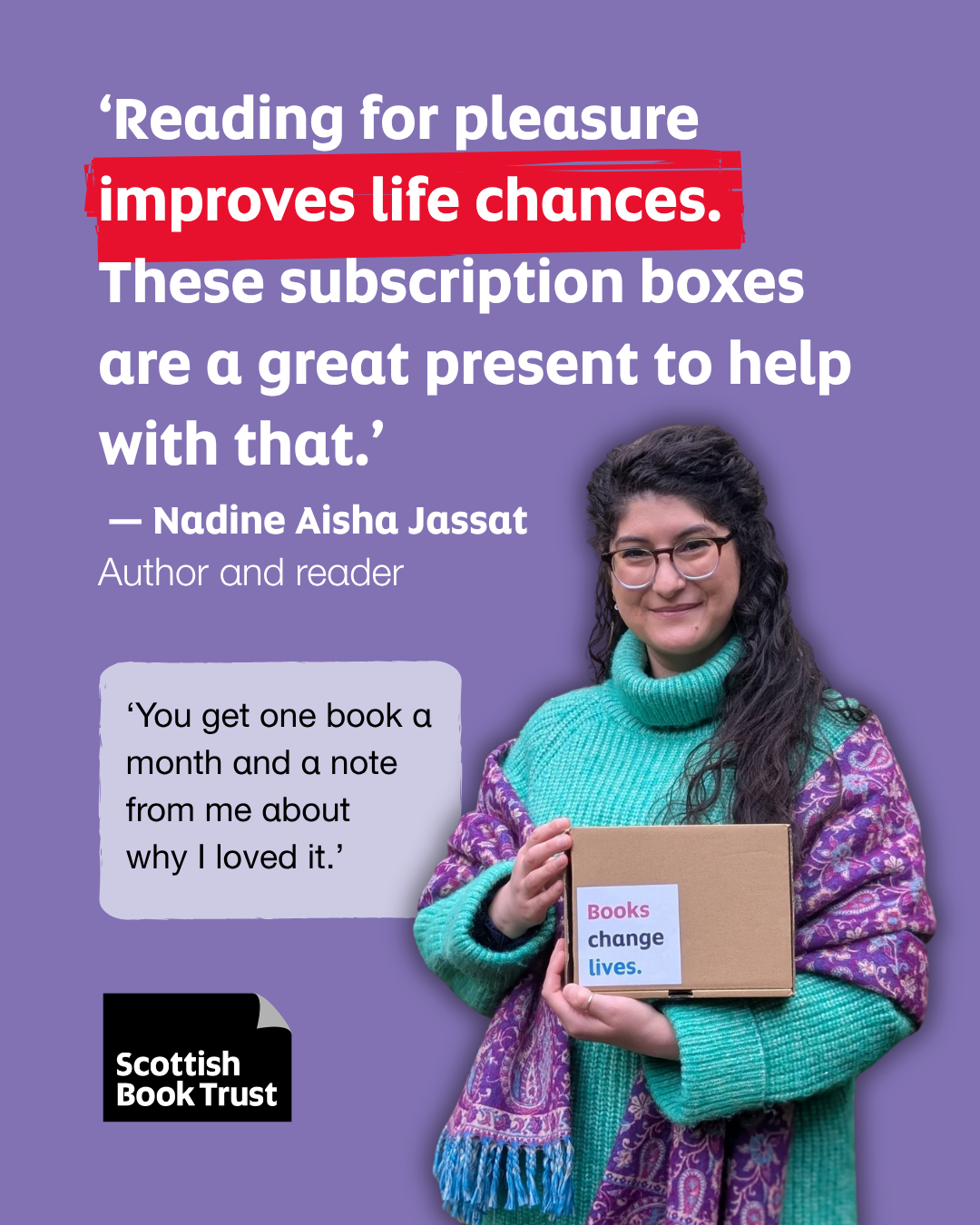Book subscription: Girl Power: young adult fantasy books chosen by Nadine Aisha Jassat