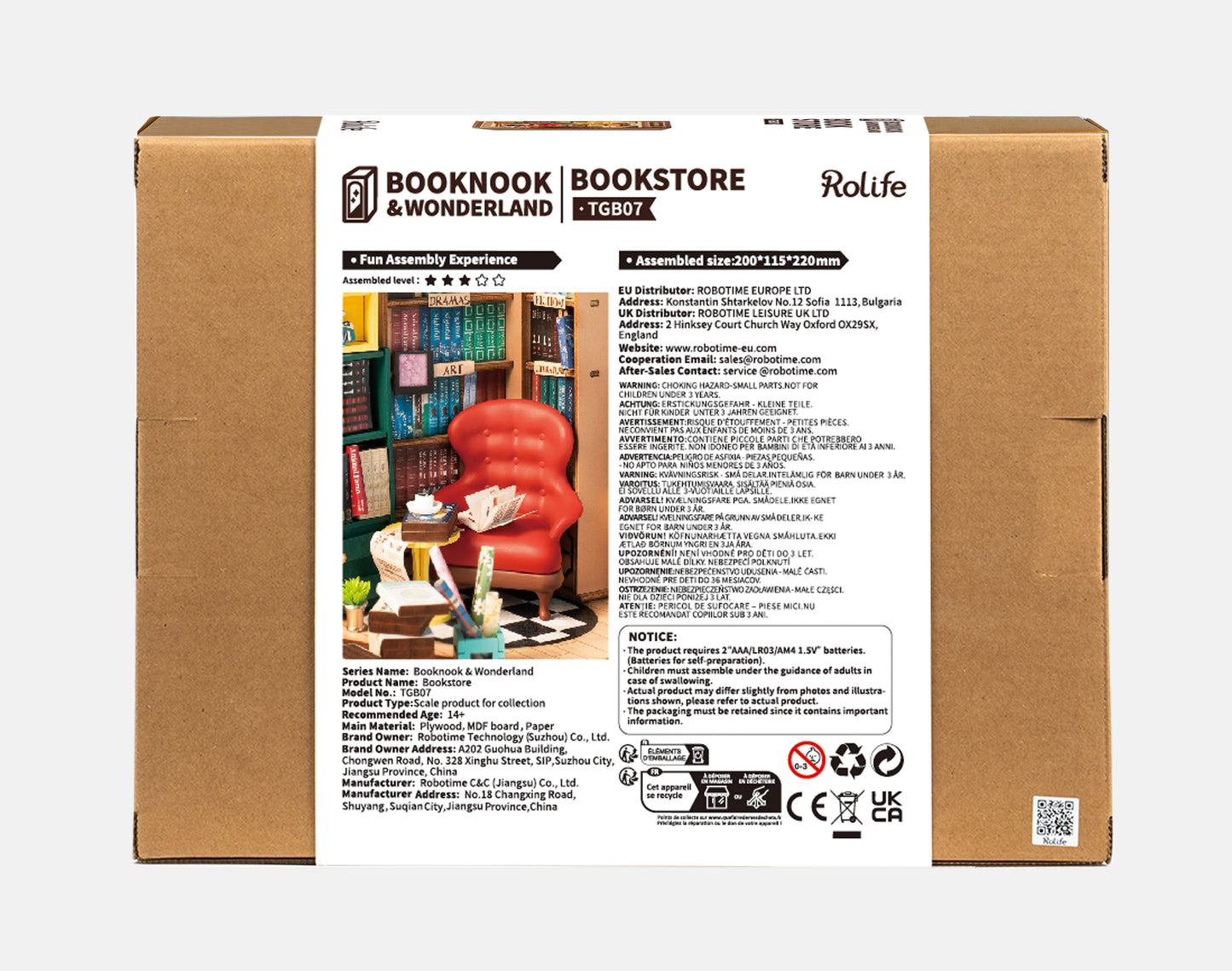 Bookstore Book Nook Kit