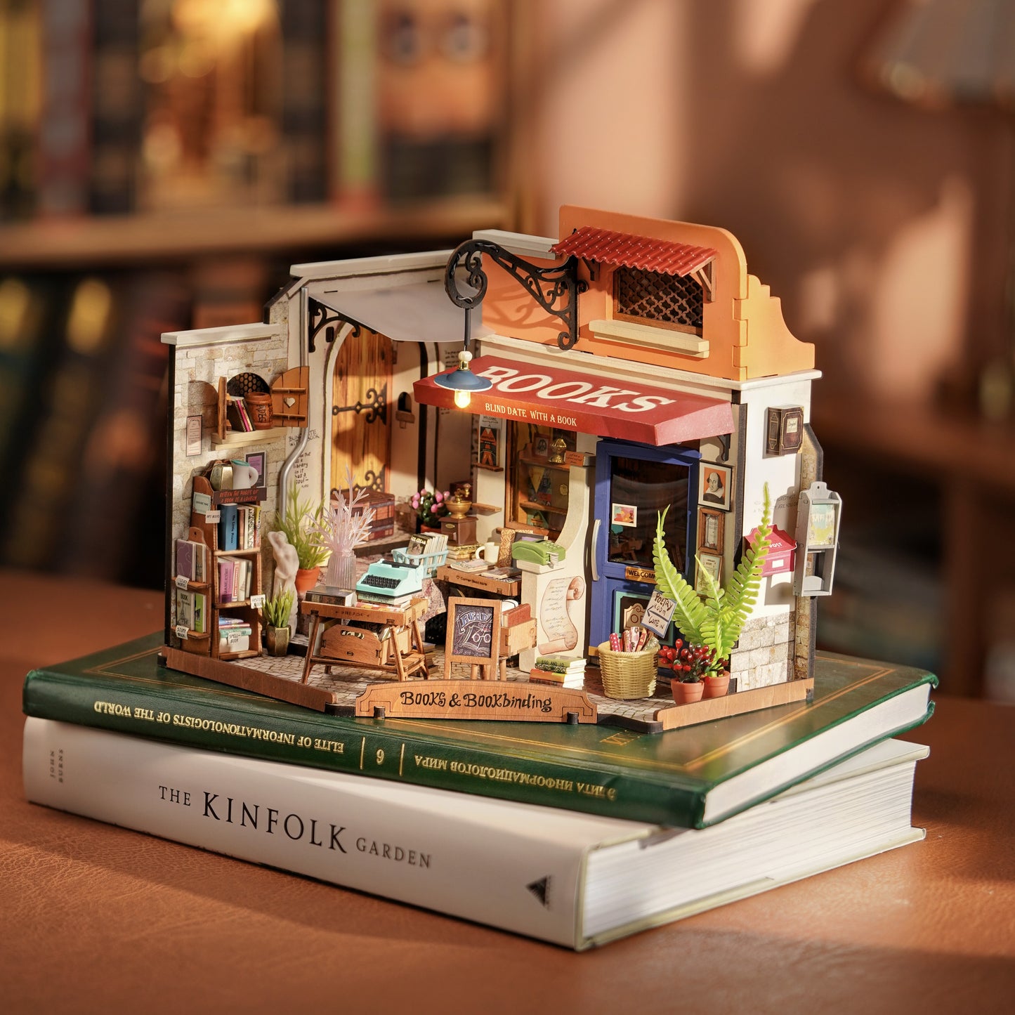 Corner Bookstore DIY Model Kit