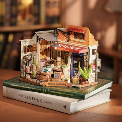 Corner Bookstore DIY Model Kit