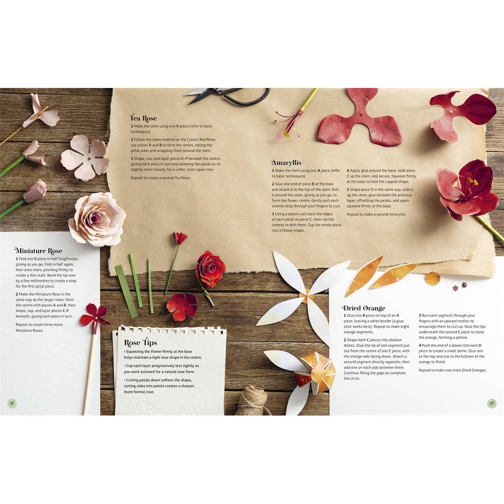 Bouquet in a Book Christmas Wreath