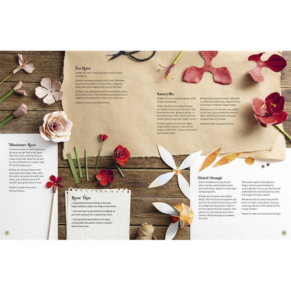 Bouquet in a Book Christmas Wreath