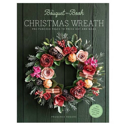 Bouquet in a Book Christmas Wreath
