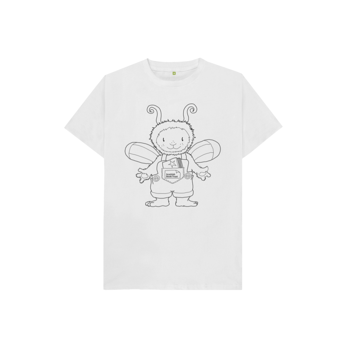 Children's T-shirt - Outline Bookbug